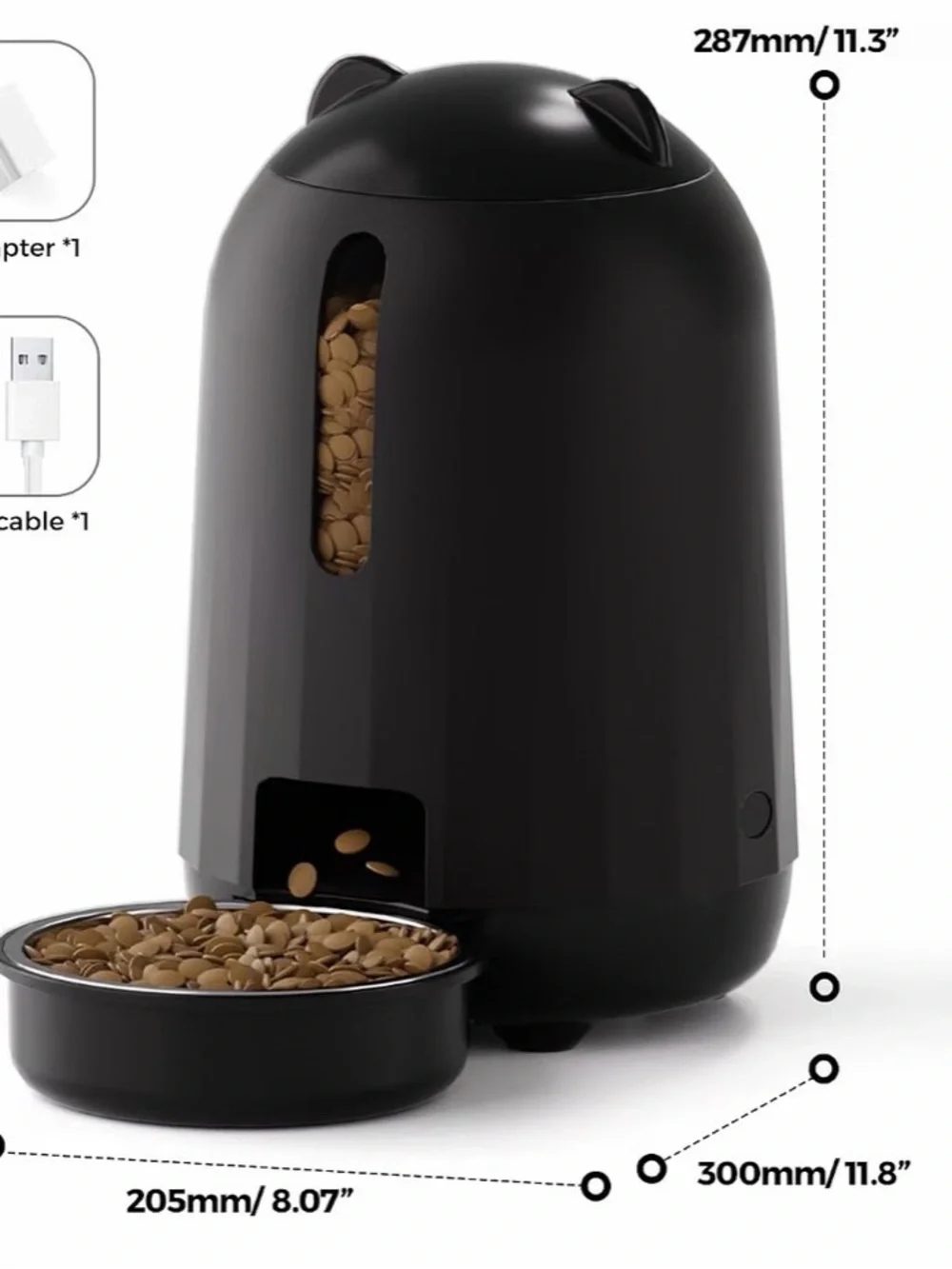 Papifeed Cat's Ear Automatic Pet Feeder